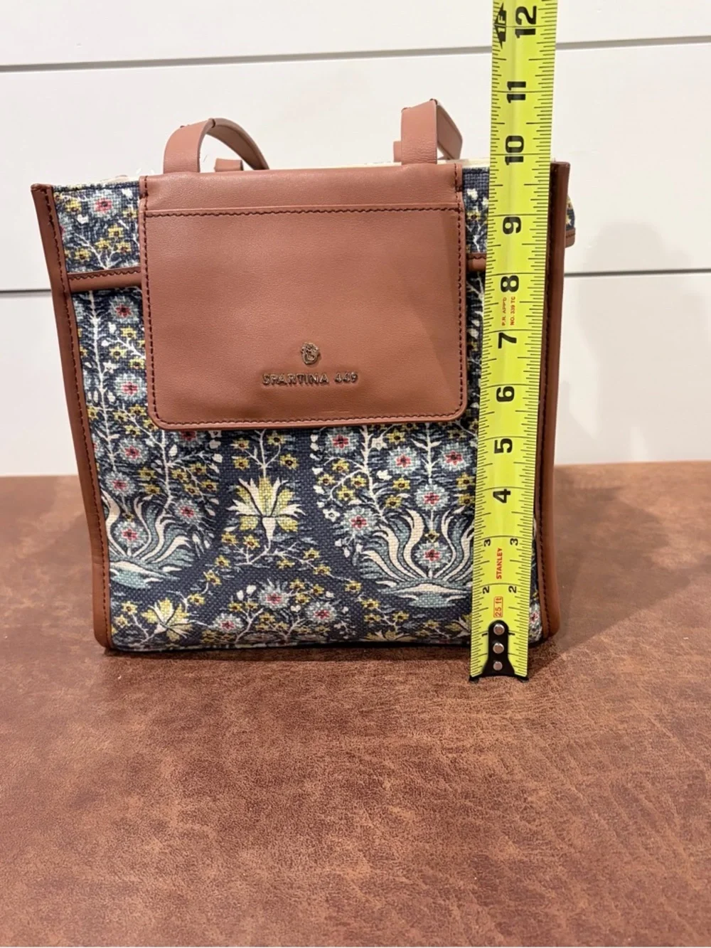 Spartina 449 Floral Canvas Tote Coastal Cottagecore Southern Vintage